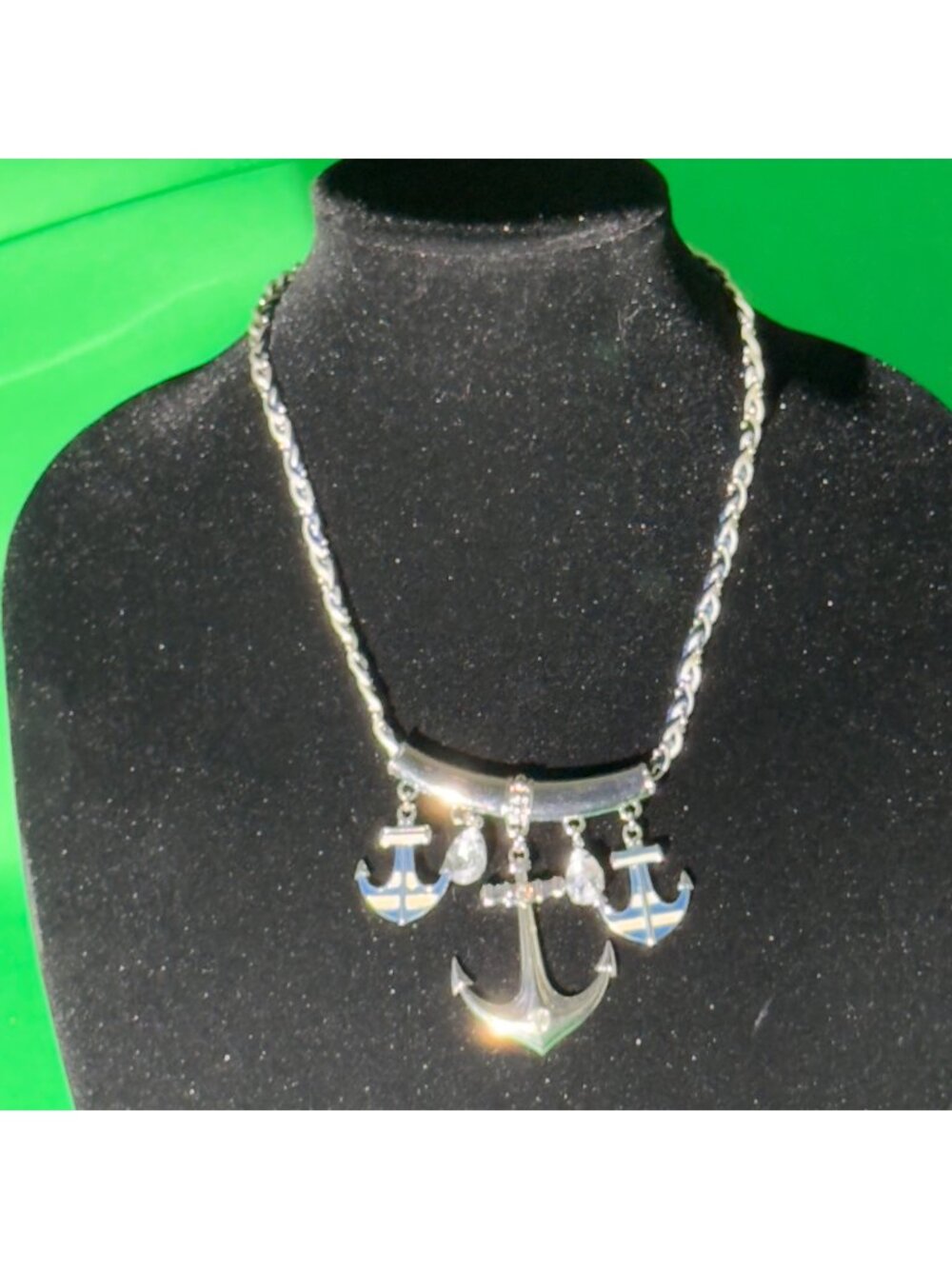 Fashion Jewelry Nautical Inspired Anchor Necklace